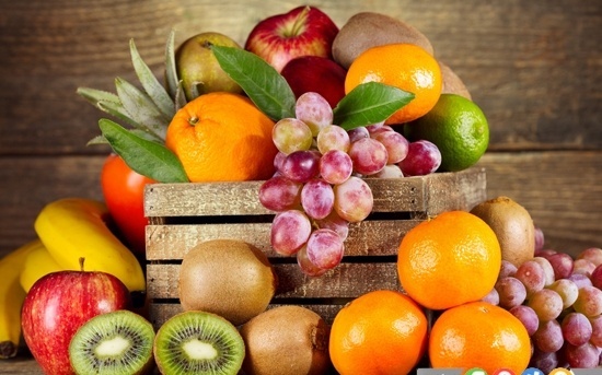 جدول کالری انواع میوه ها